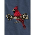 thumbnail image 3 of Blessed Girl Womens Long Sleeve T-Shirt Give Thanks LG, 3 of 6