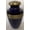 Blue Gold, variant on Cremation Urn for Adult Human Ashes – Grecian Design Red Gold Metal Memorial Urn, Classic Finish, Secure Lid, 9 x 7 Inch