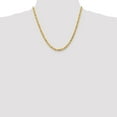 thumbnail image 2 of 10K Yellow Gold necklace Rope chain Diamond-cut 20 in 5 mm, 2 of 5