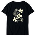 thumbnail image 4 of Yuwull Womens Summer Tops Womens Tops Casual Women'S New Short-Sleeved Crew-Neck Pullover Casual Valentine'S Day Women Tops 19S, 4 of 5