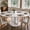White, variant on 43"-59" Extendable Round Dining Table for 4-6, Modern Farmhouse Expandable Kitchen Table with Oval Top