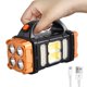 thumbnail image 1 of Linterna solar portátil de dos lados con luz lateral COB, alta luminosidad, 1 of 7