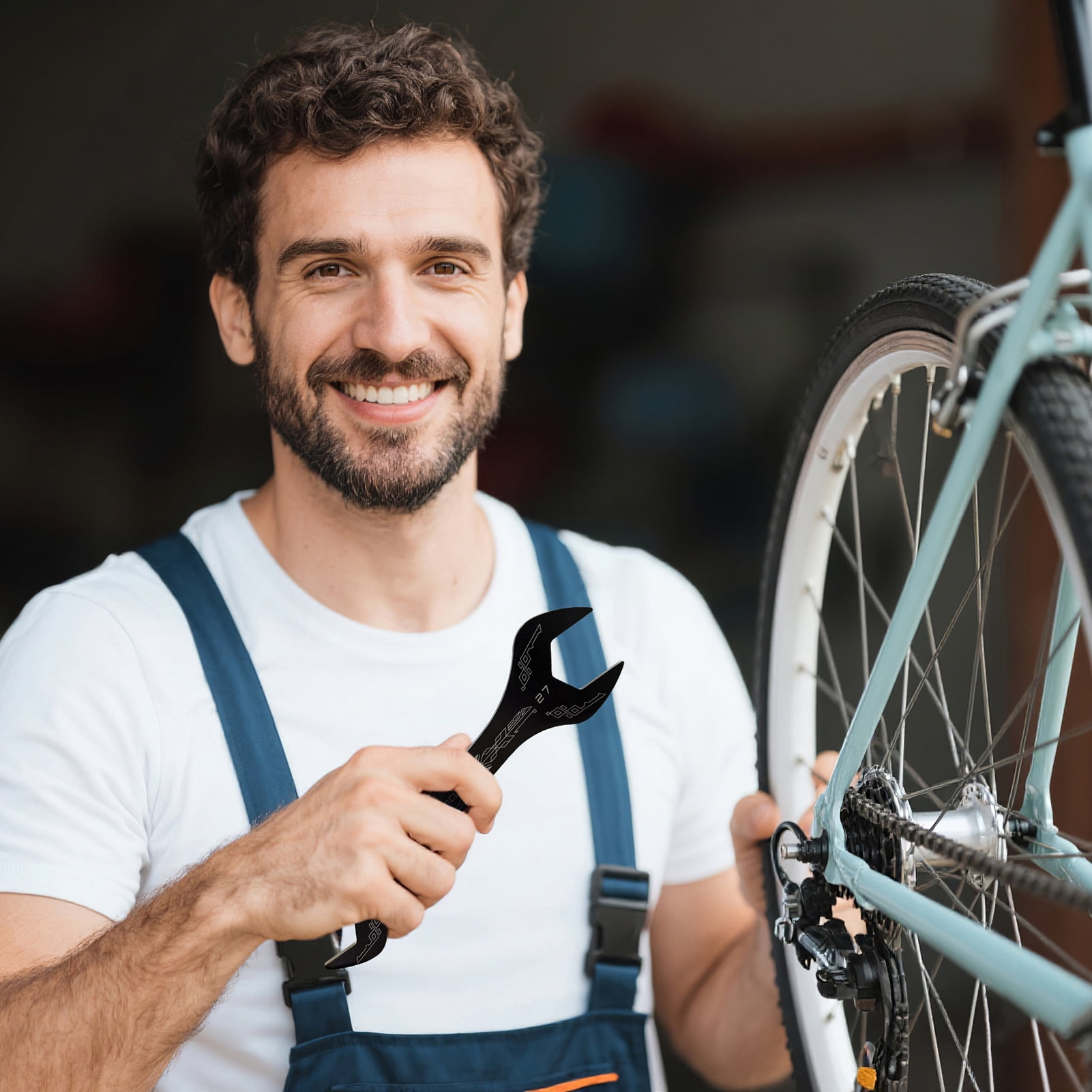 IRONCUBE 16-Piece SAE & Metric Super Thin Wrench Set For Bike, Stainless Steel - Rust Resistant - For Tight Spaces.