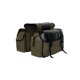 thumbnail image 1 of Greeniant Sillín de equipaje para bicicletas, alforjas impermeables de lona, ​​bolsa para motocicleta, bolsas de transporte para bicicleta de montaña Ciclismo Verde Greeniant OD032116-03, 1 of 6
