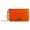 Orange, variant on Women Clutch Wristlet Wallet Case with Phone Compartment (Sun Sky)