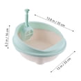 thumbnail image 6 of FL Cat Litter Box Pee Splash Guard High-Side Litter Box Kitten Litter Box Pet Toilet Storage, 6 of 9