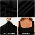 thumbnail image 5 of Thermal Tank Top for Women Fleece Lined Square Neck Camisole Warm Underwear Sleeveless Baselayer Undershirt, 5 of 7