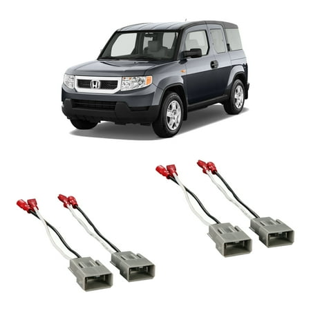 Harness Connector - Fits Honda Element 2003-2011 Factory Speaker Replacement Connector Harness Kit