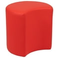 thumbnail image 2 of BizChair Soft Seating Flexible Moon for Classrooms and Common Spaces - 18" Seat Height (Red), 2 of 12