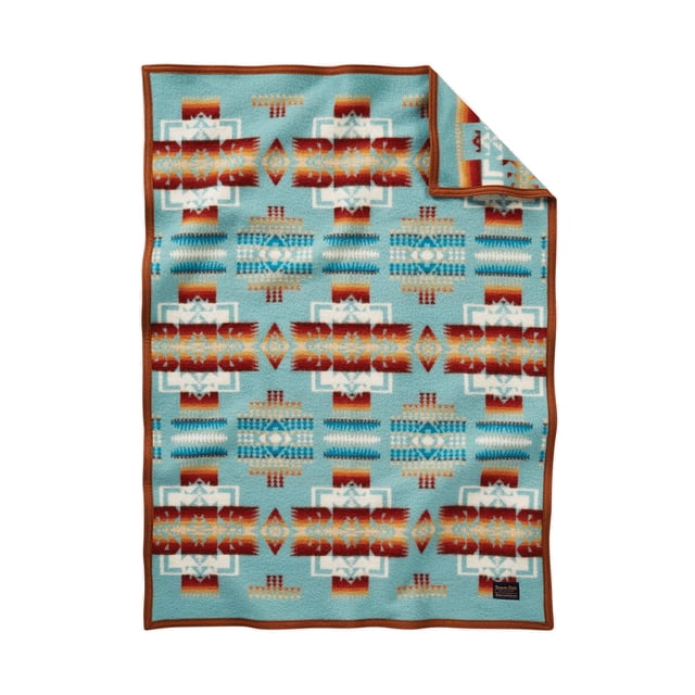 Manta Pendleton Chief Joseph 81x112 cm Lana y Algodón Aqua