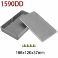 thumbnail image 1 of Effect Aluminum Box Metal Electric Case Instrument Silver Enclosure Project Box, 1 of 10