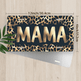thumbnail image 2 of 1 Pcs 2D Flat License Plate Covers & Frames, MAMA on Leopard For Decorative Front, Waterproof For Decoration Aluminum License Plate Covers & Frames Cover For Men Women, 12" X 6", 2 of 6