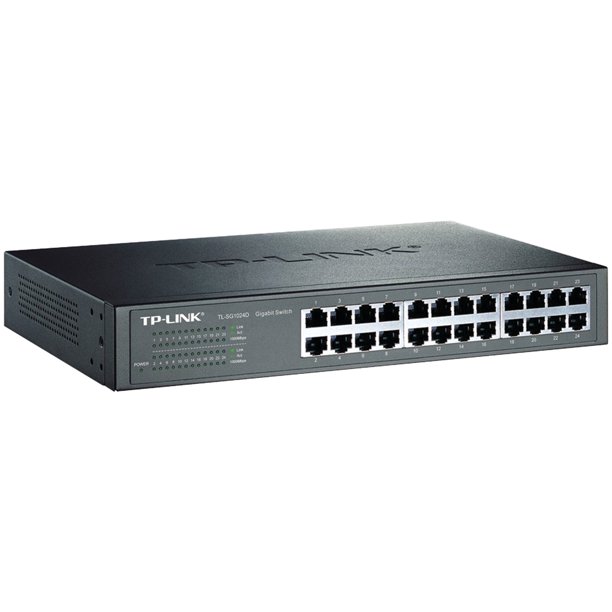 Tp-Link TL-SG1024D Gigabit Desktop/rACh-Mount Switch (24 Ports ...