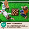 thumbnail image 4 of Design&I 8'x10' Ultra Soft Area Rug, Golf Tournament Hole Dimpled Motif Border Championship Crossed None Fluffy Washable Non Shedding for Bedroom Living Room Under Sectional, 4 of 7