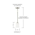 thumbnail image 3 of Capital Lighting 348812MB-542 Lawson 5" Wide Mini Pendant - Black, 3 of 4