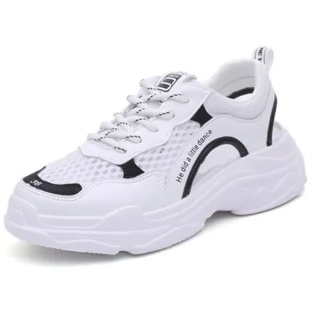 

Women‘s Breathable Mesh Lace-Up Sneakers Thick-soled Sporty Sandals Women‘s Footwear