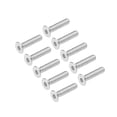 thumbnail image 4 of Uxcell M6x25mm Flat Head Machine Screws Inner Hex Screw 304 Stainless Steel Fasteners Bolts 20 Pack, 4 of 5