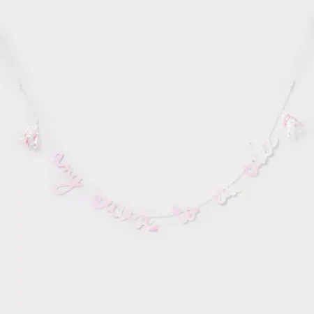 Iridescent "any excuse to eat cake" Party Banner