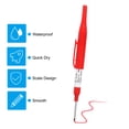 thumbnail image 5 of Deep Hole Marker Pens, 6Set refillable Ink Pen with Extra Ink, Black, Red, Blue, 5 of 6