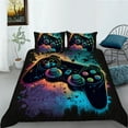 thumbnail image 3 of Esports Style Bedding Set Duvet Cover Video Game Elment Pillowcase Teen Adult Skin-friendly Bedclothes, 3 of 6