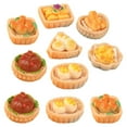 PATKAW 16pcs Miniature Food Dollhouse Kitchen Decoration Miniature Food