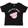 thumbnail image 3 of Inktastic I'm a Pig Deal Cute Pig Pun Boys or Girls Toddler T-Shirt, 3 of 5