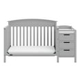 Graco Benton 4in1 Convertible Baby Crib and Changer, Pebble Gray