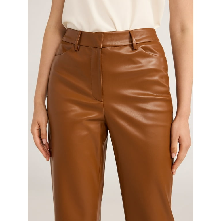Scoop Women's and Women's Plus Faux Leather High Waisted Scoop Women's and Women's Plus Faux Leather High Waisted