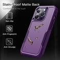 thumbnail image 6 of JETech Case for iPhone 14 Pro Max 6.7-Inch, Heavy Duty Dual-Layer Rugged Protection, Shockproof Protective Tough Phone Cover with Matte Back (Deep Purple), 6 of 6