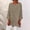 Khaki, variant on T Shirts For Women Loose Fit Long Sleeve Tunic Crew Neck Shirt Blouses Tshirts Top