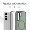 thumbnail image 2 of Decase Magnetic case for Samsung Galaxy S23 FE Case,Built-in Kickstand,Compatible with Mag-Safe, Dual-Layer Protection Military Grade Protective Phone Case for Samsung Galaxy S23 FE,Green, 2 of 7