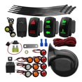 thumbnail image 3 of Universal ATV UTV Turn Signal Horn Kit,2 Ports USB Relay Horn Fuse Wire Reverse Light Flasher Blinke, 3 of 5