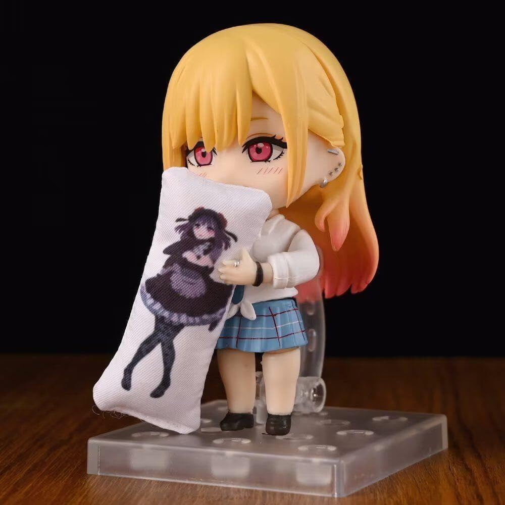 New Kitagawa Marin Figures, Cute Version Face-Changing Statue 10cm/3.9inch PVC Characters Model Decoration Collectible Action Figure Anime Fans Gift