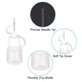 thumbnail image 5 of Uxcell Needle Tip Bottle Precision Plastic Applicator 3ml with White Cap, 10 Count, 5 of 6