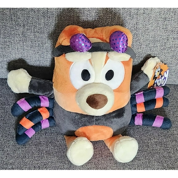 12" Bingo Halloween Spider Plush