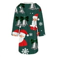 thumbnail image 5 of Women Robes Women's Long Warm Trendy Long Sleeve Winter Bathrobe Pajamas Night Robe, 5 of 5