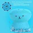 thumbnail image 6 of Facial Cleansing Brush Silicone Handheld Face Brush Massager Cute Small Octopus Shape Face Scrubber for Deep Exfoliating Massage Cleansing Soft Brush[Blue], 6 of 9