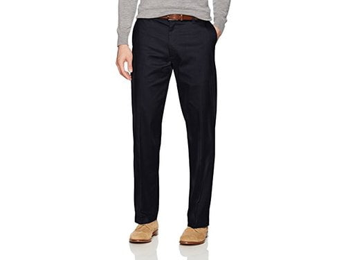 lee men's total freedom stretch relaxed fit flat front pant