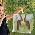 thumbnail image 6 of SKYSONIC 2 Pack Vintage Easter Bunnies Hand Towels, Colorful Eggs Kitchen Towel Ultra Soft and Absorbent,Decorative Fingertip Face Towel for Bathroom Hotel, 28.3"x14.4", 6 of 6