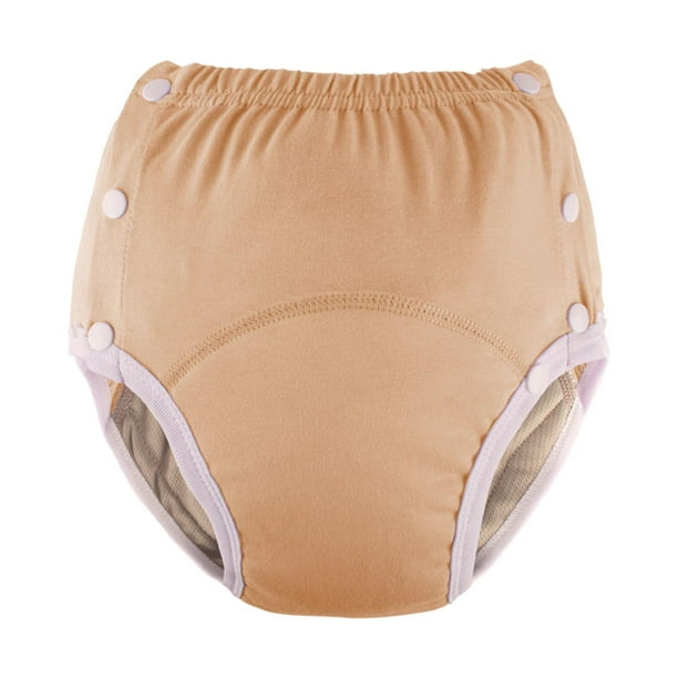 Pañales de tela reutilizables para adultos jinwen Envolturas para pantalones de incontinencia a prueba de fugas Naranja