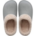 thumbnail image 1 of Pantuflas unisex de invierno, impermeables y antideslizantes, para hombre y mujer, con suela gruesa, suaves y a la moda, para el hogar, la sala de estar, el dormitorio, interiores y exteriores, de lan, 1 of 5