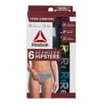 thumbnail image 2 of Reebok Women's Underwear Seamless Hipster Panties, 6-Pack, Sizes XS-3XL, 2 of 10