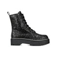 thumbnail image 3 of Wild Pair  Womens Rizo 2 Glitter Lug Sole Combat & Lace-up Boots, 3 of 4