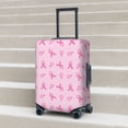 thumbnail image 2 of Lsque Breast Cancer Awareness 1 Printed Luggage Cover, Travel Luggage Protector,Scratch and Dirt Resistant, Fits 18-32 Inch Luggage - Large, 2 of 9