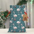 thumbnail image 5 of Honeii Flamingo Print Small Burlap Bags,Christmas Drawstring Treat Bags Gift Bags Reusable Candy Goodie Wrapping Bags for Holiday Party Favors Supplies -Small, 5 of 9