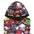 thumbnail image 4 of Marvel Avengers Spider-Man Venom Iron Man Fleece Pullover Hoodie Toddler to Big Kid, 4 of 5