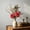 Red, variant on Artificial Rose Small Handtied Bouquet Dried Branch Faux Flower Arrangement For Wedding Home Table Centerpiece Boho Decor White