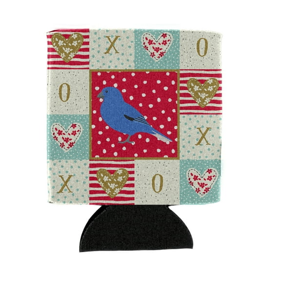 Carolines Treasures CK5510CC Bunting Love Can or Bottle Hugger Can Hugger multicolor