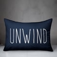 thumbnail image 2 of Creative Products Unwind Navy 14x20 Indoor / Outdoor Pillow, 2 of 2