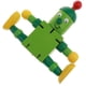 thumbnail image 1 of 2x Flexible Wooden Walnut Puppets Figure Toys Poseable Developmental - Green, As Described Hugo Juguete de madera para niños, 1 of 8